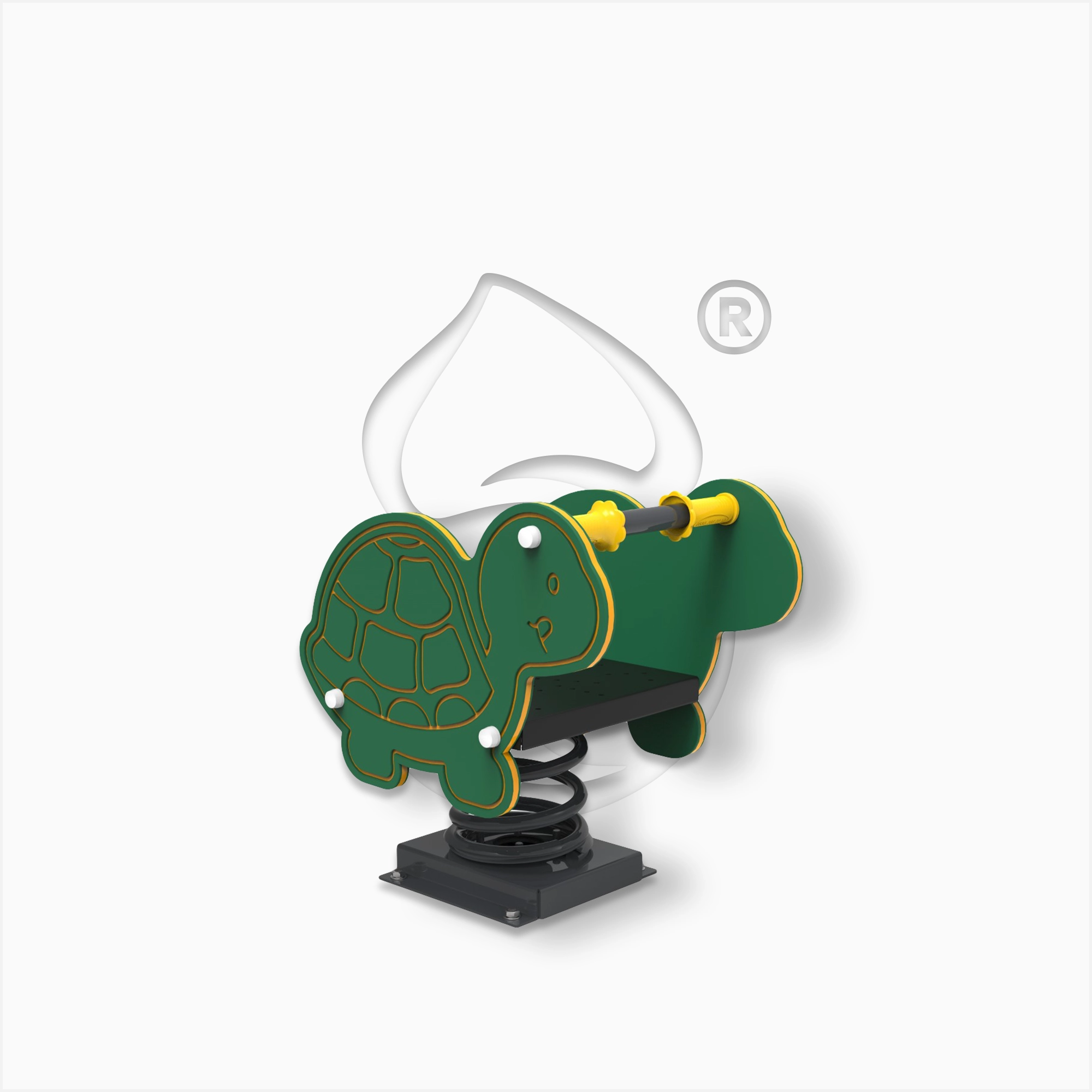 Balansoar pe arc cu design de broscuță verde, ideal pentru copii de 2–6 ani. Sigur, vesel și ușor de integrat în spații tematice sau naturale.