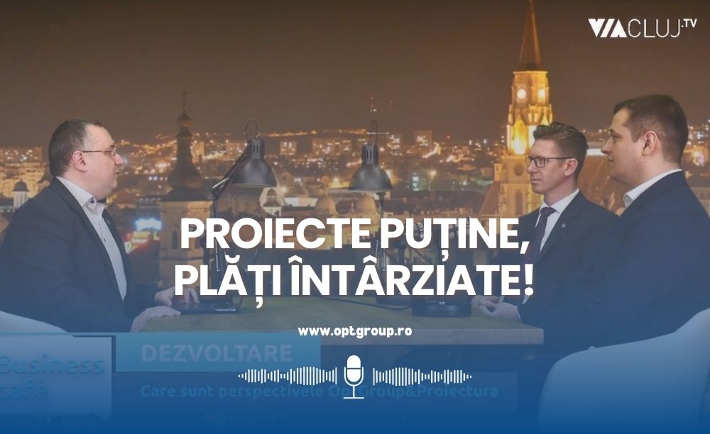 OptGroup semnalează întârzieri de până la un an în plata proiectelor de către stat. Situația afectează firmele ca un credit forțat fără dobândă.